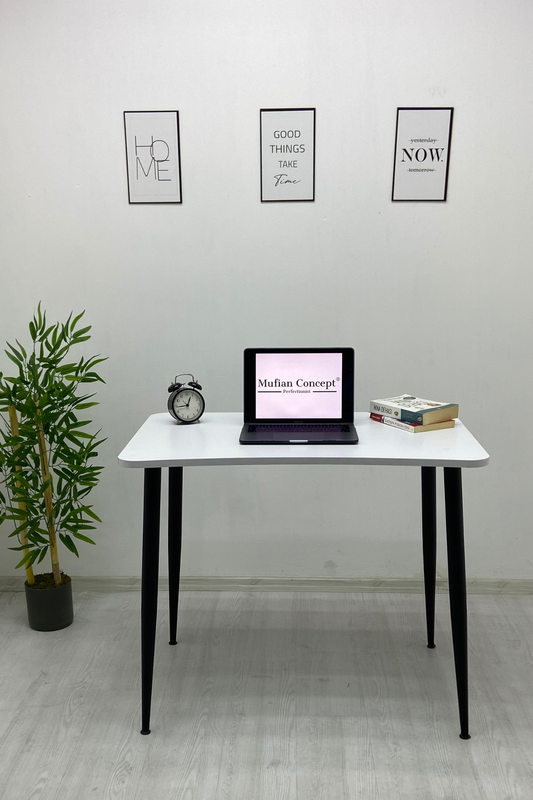 EVA Modern Beyaz Çalışma - Bilgisayar - Ofis - Oyuncu Masası