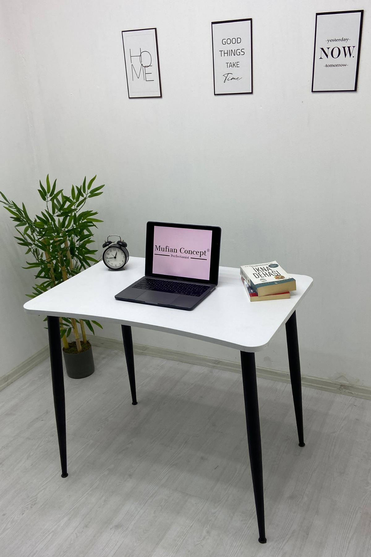 EVA Modern Beyaz Çalışma - Bilgisayar - Ofis - Oyuncu Masası