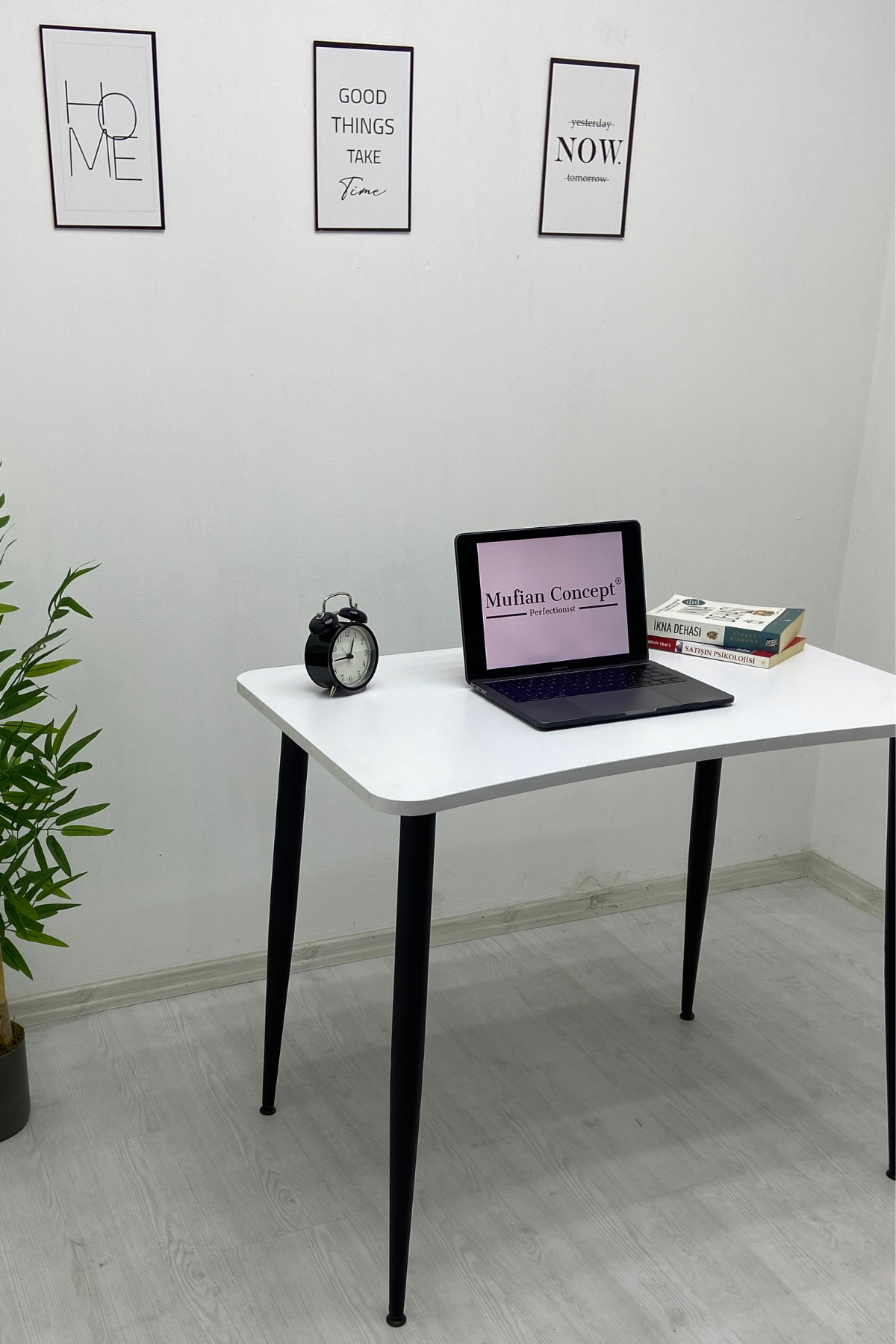EVA Modern Beyaz Çalışma - Bilgisayar - Ofis - Oyuncu Masası