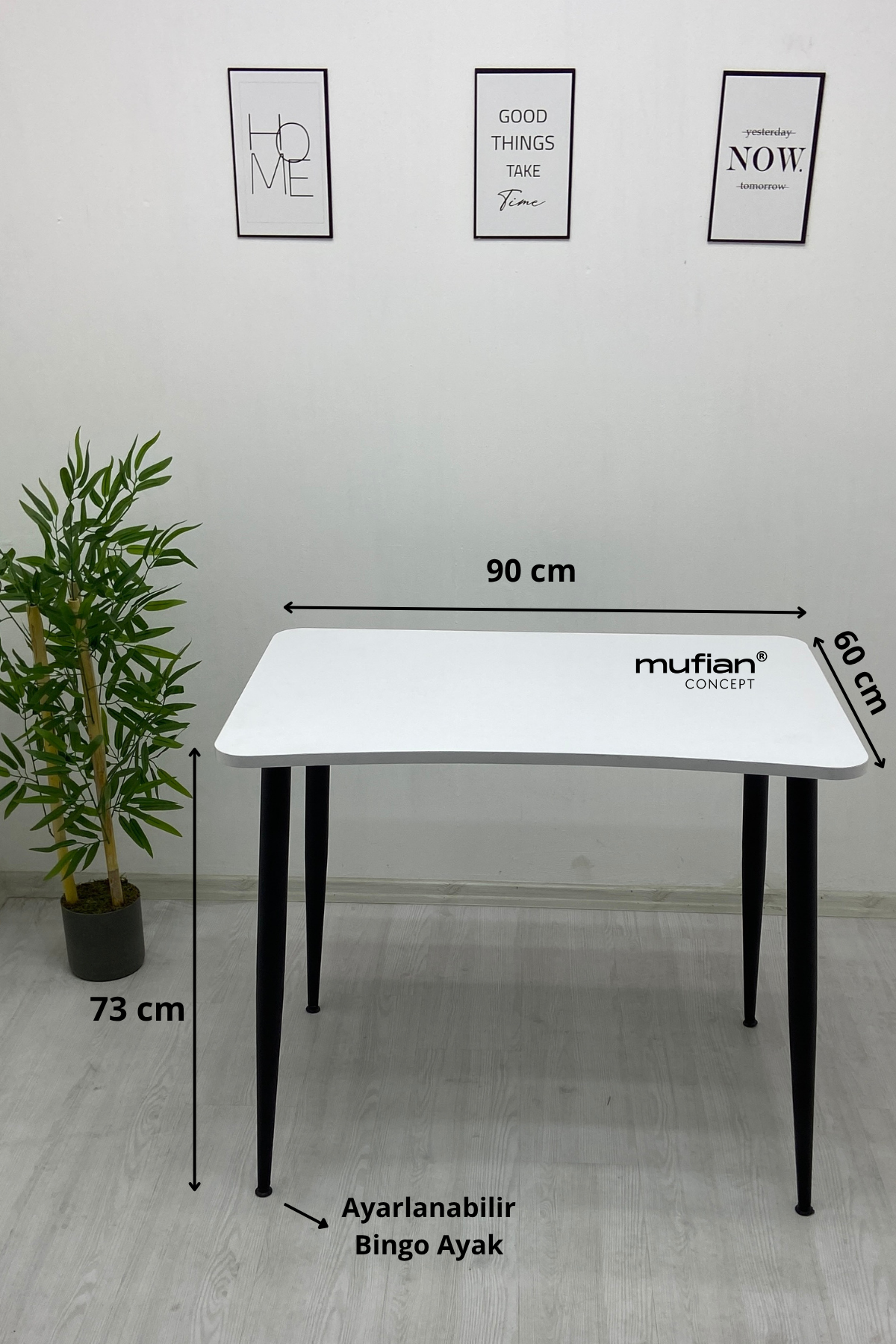 EVA Modern Beyaz Çalışma - Bilgisayar - Ofis - Oyuncu Masası