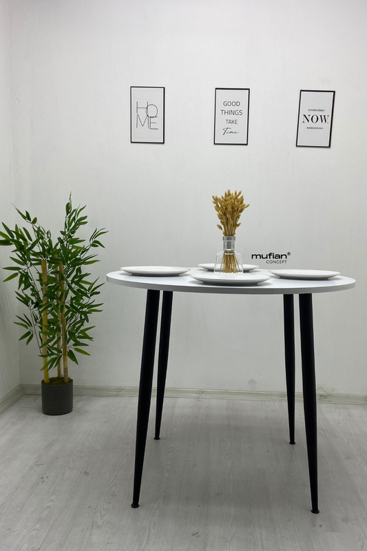 Valencia Iskandinav Bohem Modern Beyaz Mutfak - Yemek - Balkon - Çalışma Masası