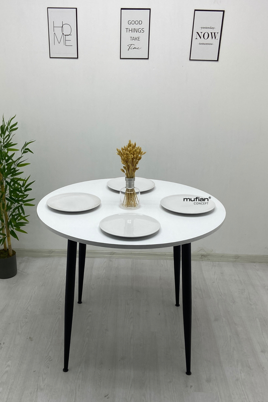 Valencia Iskandinav Bohem Modern Beyaz Mutfak - Yemek - Balkon - Çalışma Masası