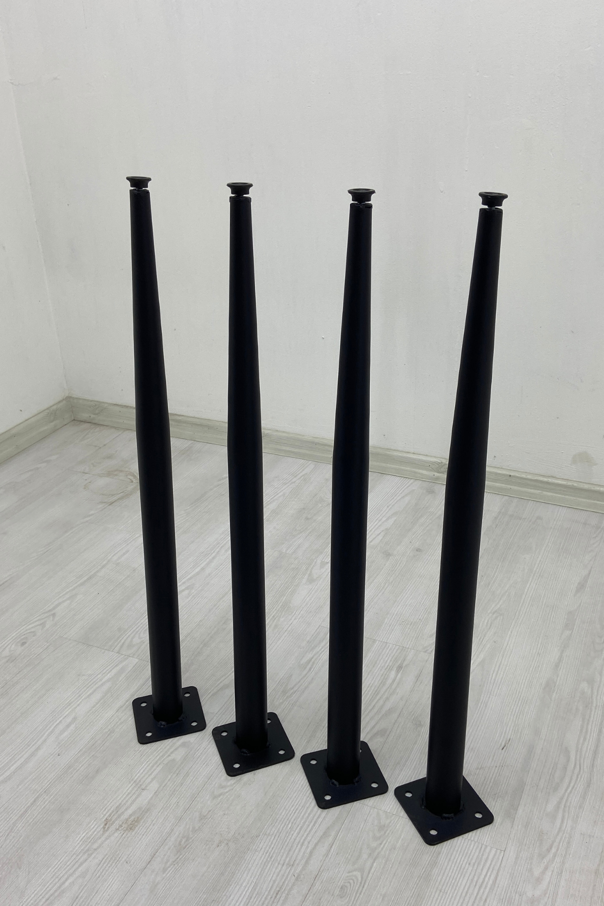 Lucas - Metal Mutfak Masası - Yemek Masası - Çalışma Masası - Balkon Masası Ayağı 4 Adet Ayak